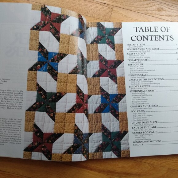 Vintage Quilting Sewing Patterns Book 14 Quilts 16 Small Projects Winter Warmers - Picture 6 of 13